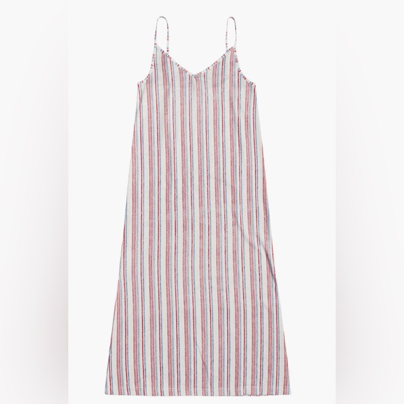 Roxy beach stripe midi dress 4th of July!! - Picture 2 of 13